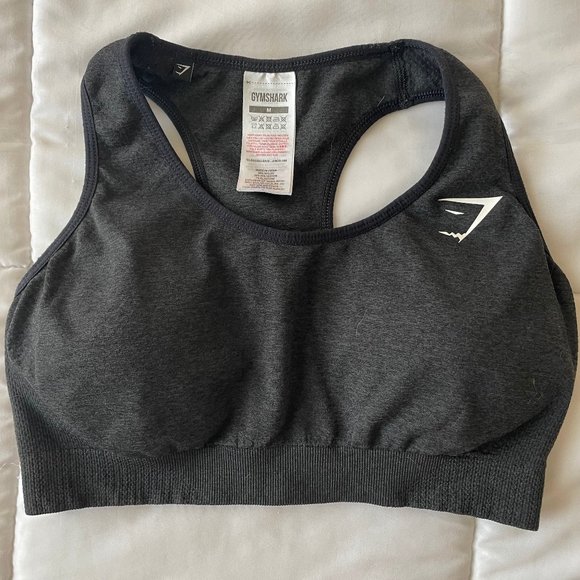 Gymshark Vital Seamless Sports Bra - Black - Picture 1 of 4